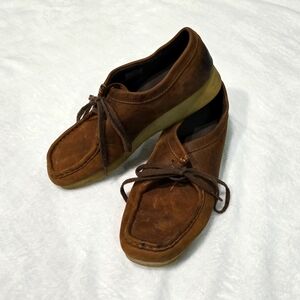 Women's Wallabee Shoes Clarks Collection Padmora Oxford Leather Chukka Size 9